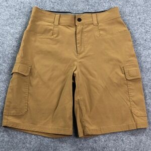 Orvis Cargo Short Mens Cargo Shorts 32 Tan Nylon